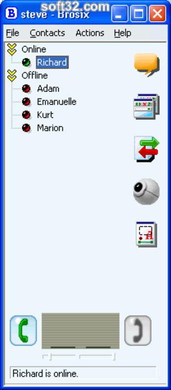 Brosix Communicator screenshot 3