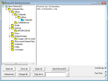 BrowseCD screenshot