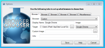 Browser Chooser screenshot