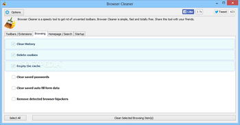 Browser Cleaner (formerly Toolbar Cleaner) screenshot 2