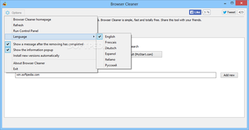 Browser Cleaner (formerly Toolbar Cleaner) screenshot 5