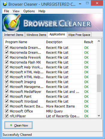 Browser Cleaner screenshot 3