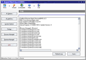 Browser Hijack Recover(BHR) screenshot 3