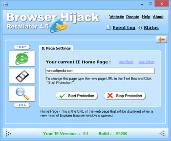 Browser Hijack Retaliator screenshot 2
