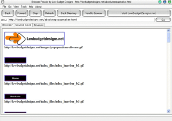Browser Prowler screenshot