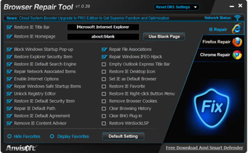 Browser Repair Tool screenshot