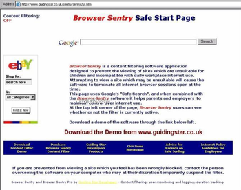 Browser Sentry Content Filter screenshot 2