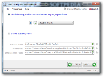BrowserBackup screenshot 3
