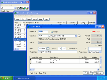 BS1 Accounting screenshot 2