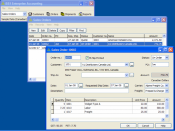 BS1 Enterprise Accounting screenshot 3