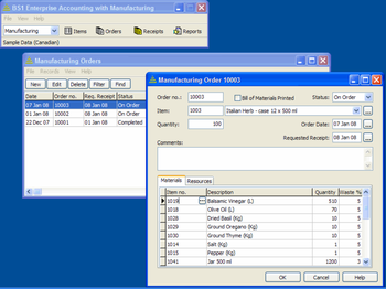 BS1 Enterprise with Manufacturing screenshot 2