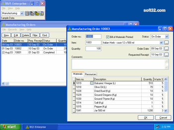 BS1 Enterprise with Manufacturing screenshot 3