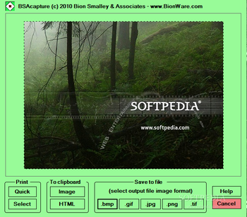 BSAcapture screenshot