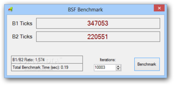 BSF Benchmark screenshot