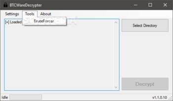 BTCWareDecrypter screenshot 3