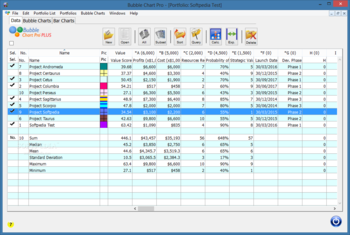 Bubble Chart Pro PLUS screenshot