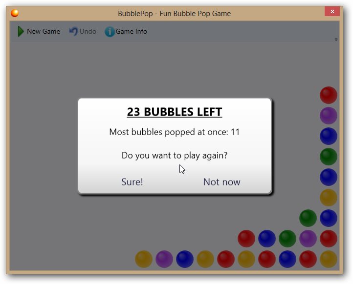 does bubble pop game use data does bubble pop game use data