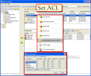Bucket Explorer for Amazon S3 screenshot 3