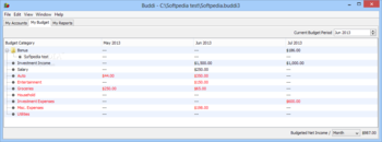 Buddi screenshot 2