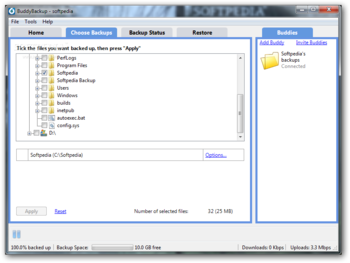 BuddyBackup screenshot 2