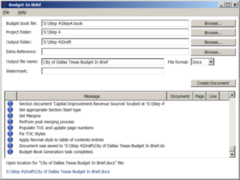 Budget In Brief screenshot