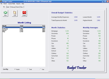 Budget Tracker screenshot 2