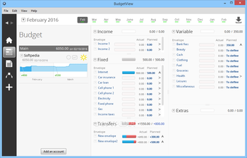 BudgetView screenshot 2