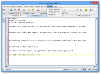 BufferTabs For jEdit screenshot