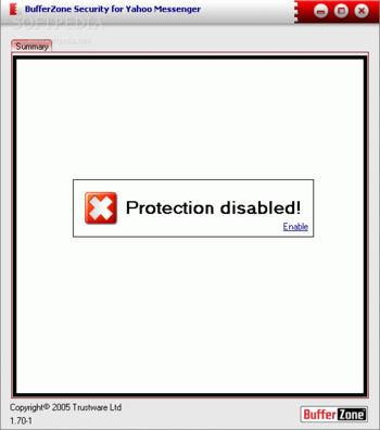 BufferZone Security for Yahoo Messenger screenshot