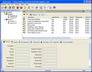 Bug Tracking/Defect Tracking 5 User screenshot