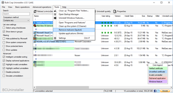 Bulk Crap Uninstaller screenshot 7