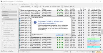 Bulk Crap Uninstaller Portable screenshot 10