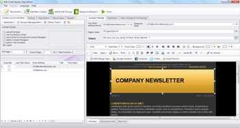 Bulk Email Express screenshot