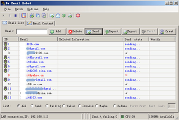Bulk Email Sender screenshot
