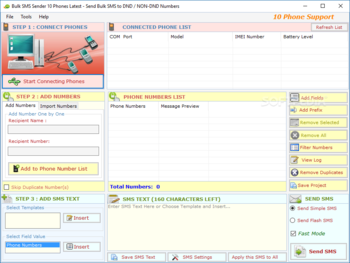 Bulk SMS Sender screenshot