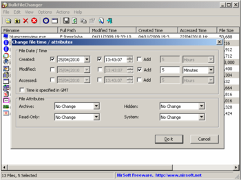 BulkFileChanger screenshot 2
