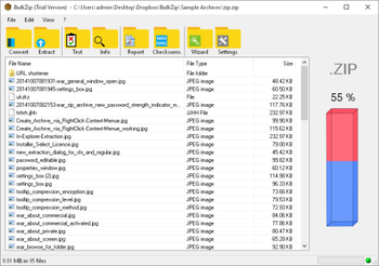 BulkZip File Compressor screenshot