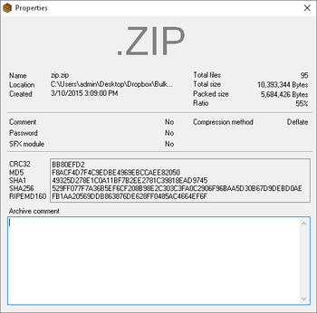 BulkZip File Compressor screenshot 5