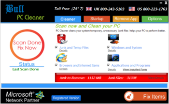 Bull Softwares PC Cleaner screenshot 5