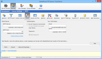 BulletProof FTP Server screenshot 12