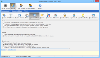 BulletProof FTP Server screenshot 13