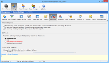 BulletProof FTP Server screenshot 15