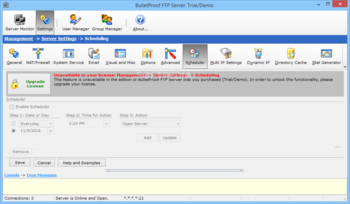 BulletProof FTP Server screenshot 16