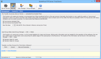 BulletProof FTP Server screenshot 5