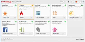 BullGuard Premium Protection screenshot