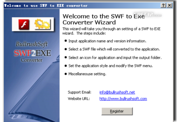 BullrushSoft Swf to exe Converter screenshot 3