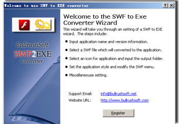 BullrushSoft SWF to EXE Convertor screenshot