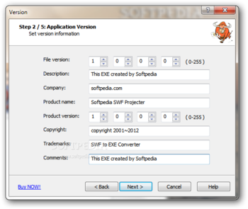 BullrushSoft Swf2exe Converter screenshot 3