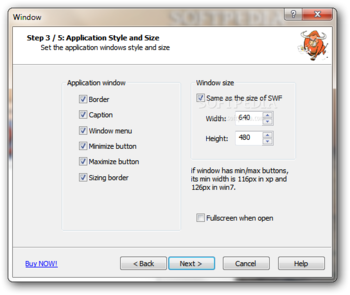 BullrushSoft Swf2exe Converter screenshot 4