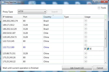Burd's Proxy Searcher screenshot